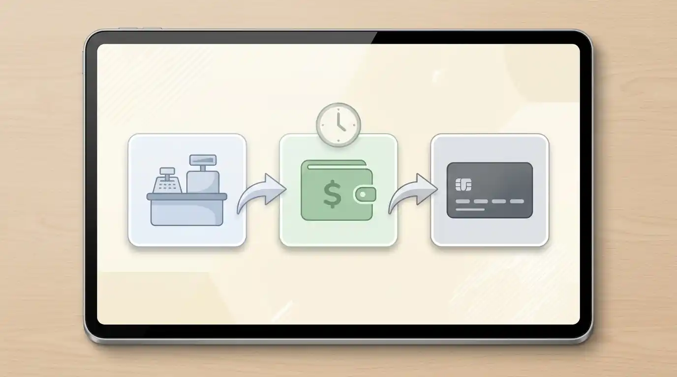 Auszahlungsablauf vom Casino über das ecoPayz-Wallet auf das Bankkonto