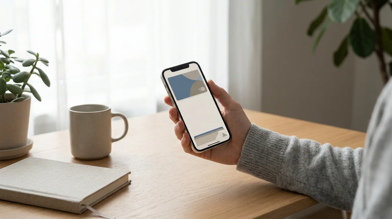 Mobiler Blick auf eine E-Wallet-App für Casino-Einzahlungen