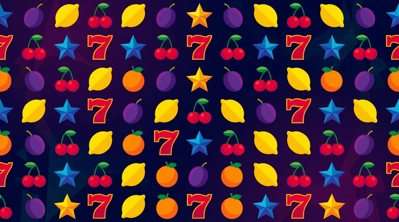 Abstrakte Spielautomaten-Symbole – bunte geometrische Walzen-Elemente ohne erkennbare Titel