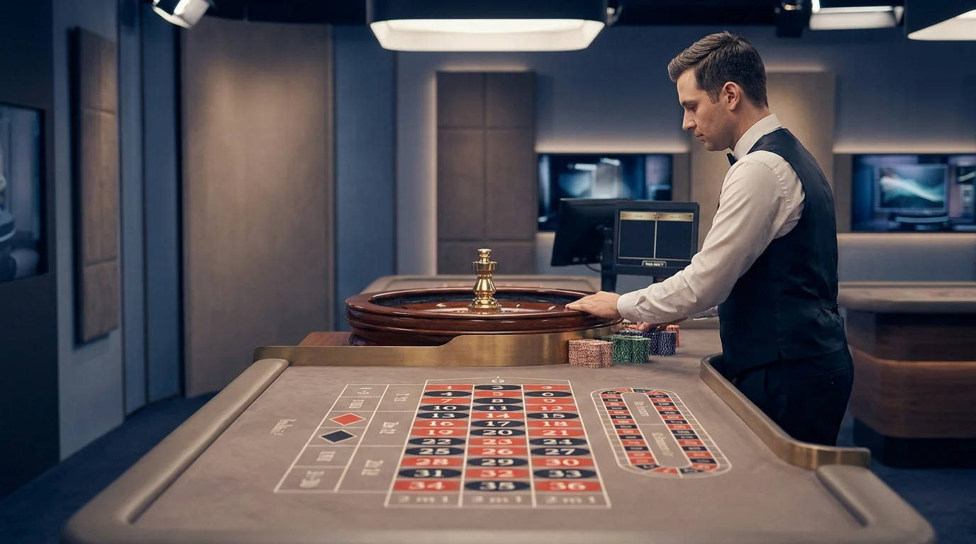 Live-Roulette Deutschland mit deutschsprachigem Croupier am europäischen Roulette-Tisch