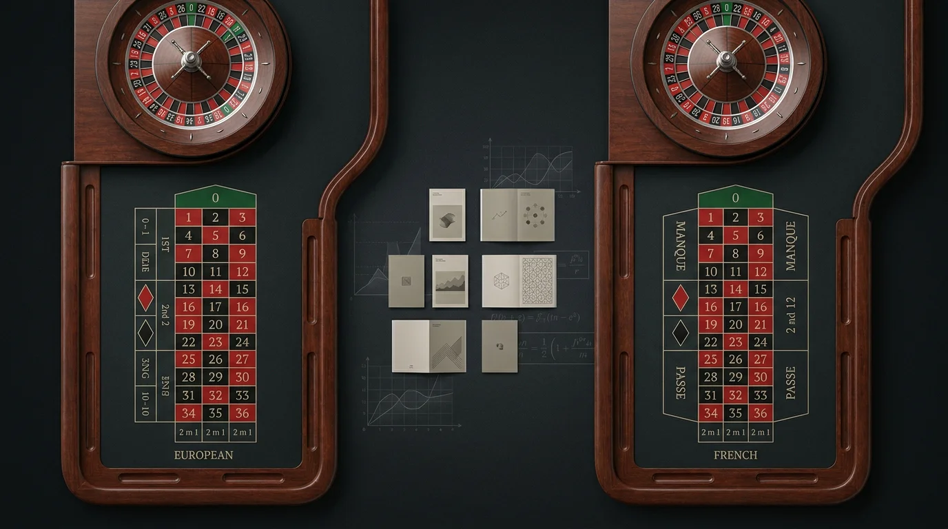 Roulette-Rad mit europäischen und französischen Varianten im Überblick